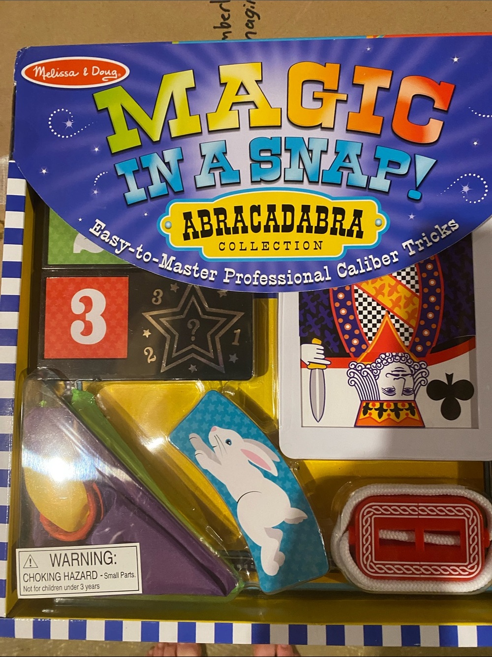 Melissa & Doug Magic In A Snap! Abracadabra Collection - Blue, Yellow, Red